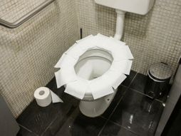 WC, javni WC, toalet papir
