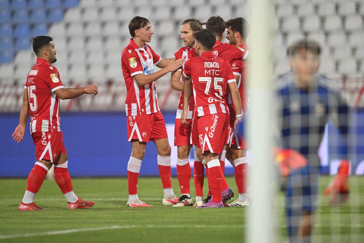 Ovo su svi golovi sa meča Zvezda - Čukarički, četiri različita strelca za crveno-bele