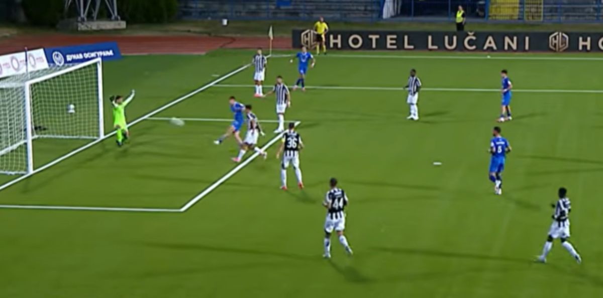 Partizan ne uči iz grešaka: Mladost dolazi do drugog gola gotovo isto kao i do prvog