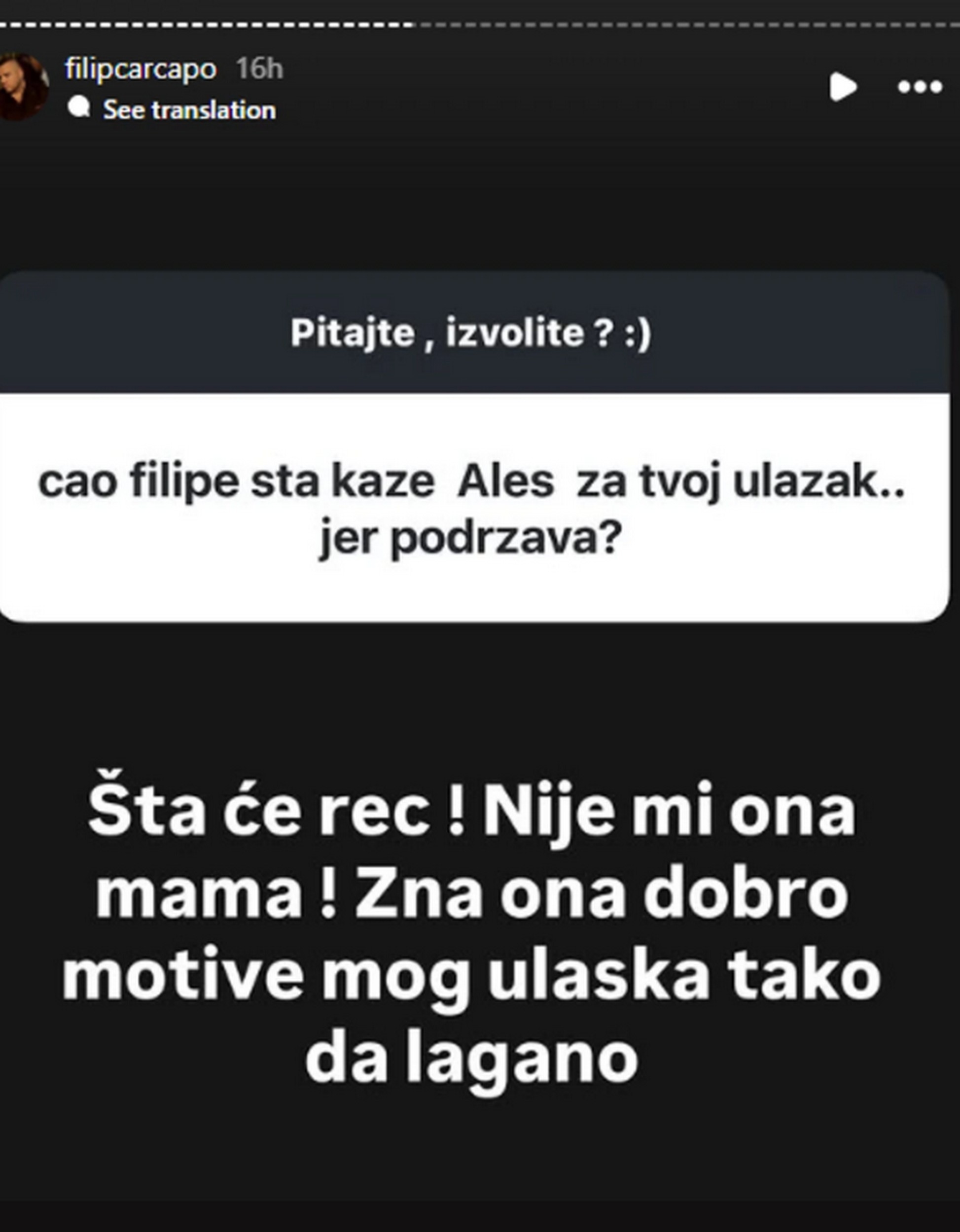 "Nije mi ona mama, zna dobro sve" Car otkrio da li će viđati ćerku Leonu u Eliti 10: Progovorio o Aleksandri