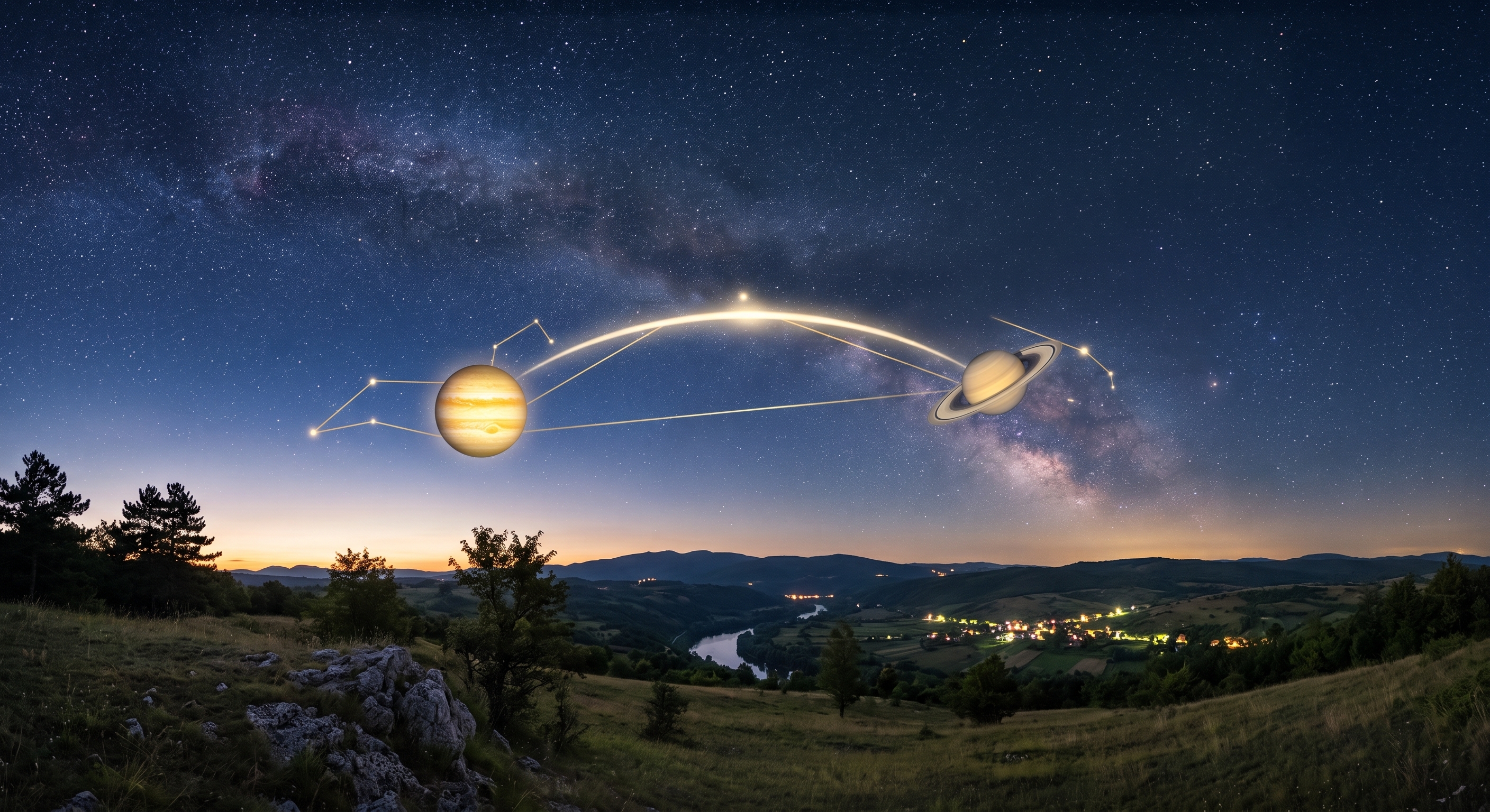 Jupiter i Saturn krajem avgusta formiraju važan aspekt: 4 znaka mogu da osete promene u ljubavi, poslu i novcu