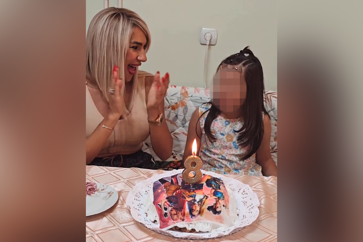 Cirkoni u kosi, cvetna haljina i torta: Jovana pripremila bajku ćerki za rođendan, puca od ponosa