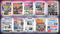NASLOVNE STRANE DANAŠNJIH NOVINA: Prelistavanje štampe za sredu, 26. avgust 2026. godine