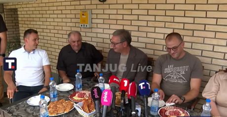 Vučić u Aleksandrovcu, vinarija Cvetković