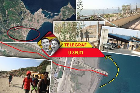 Granica,Telegraf u Seuti, Seut, Seuta, Španija, Migranti, Maroko