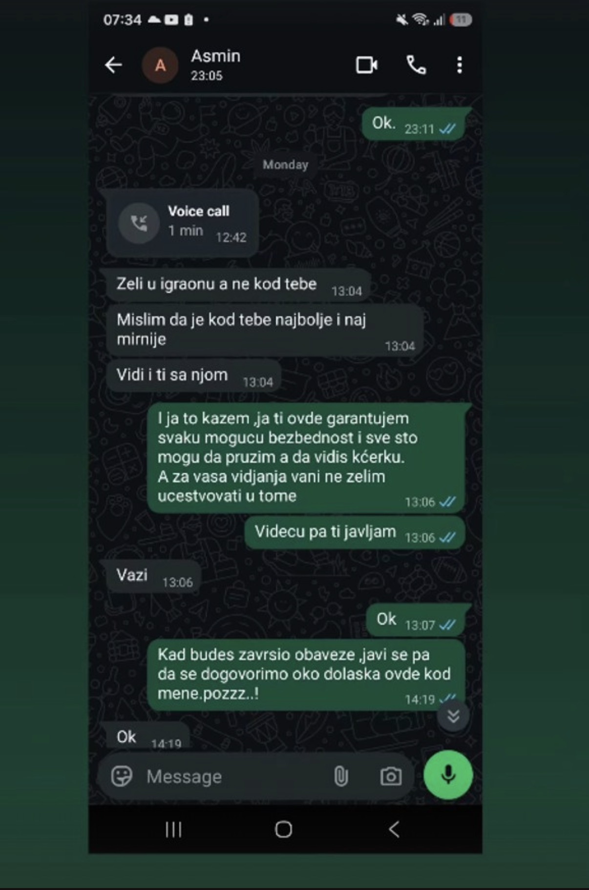 Osman Karić objavio prepisku sa Asminom, pa razotkrio ko je ugovorio sastanak: "Garantujem ti bezbednost"