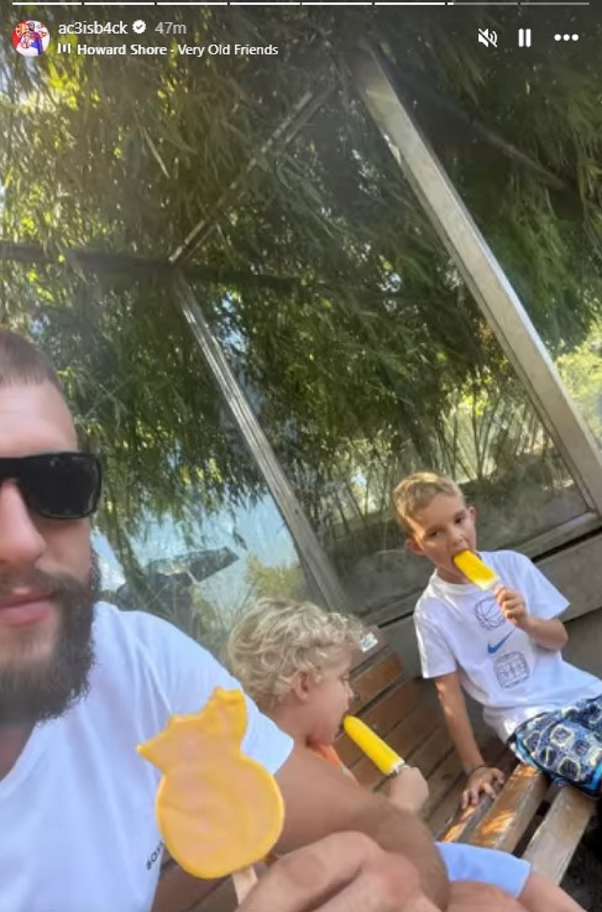 Veljko Ražnatović odveo sinove u zoo vrt! Uživali u sladoledu, a onda prišli jelenu: "Bravo Isaija""