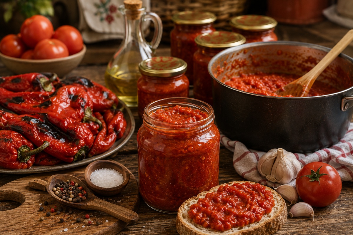 Domaći pinđur bez konzervansa: Starinski recept od pečenih paprika i paradajza koji vredi sačuvati