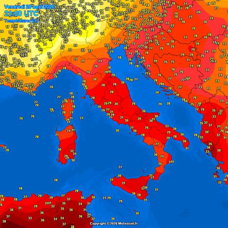Trenutne temperature vazduha