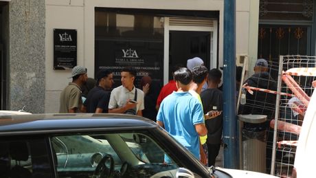 MIgranti, Grad, Telegraf u Seuti, Seut, Seuta, Španija, Migranti, Maroko