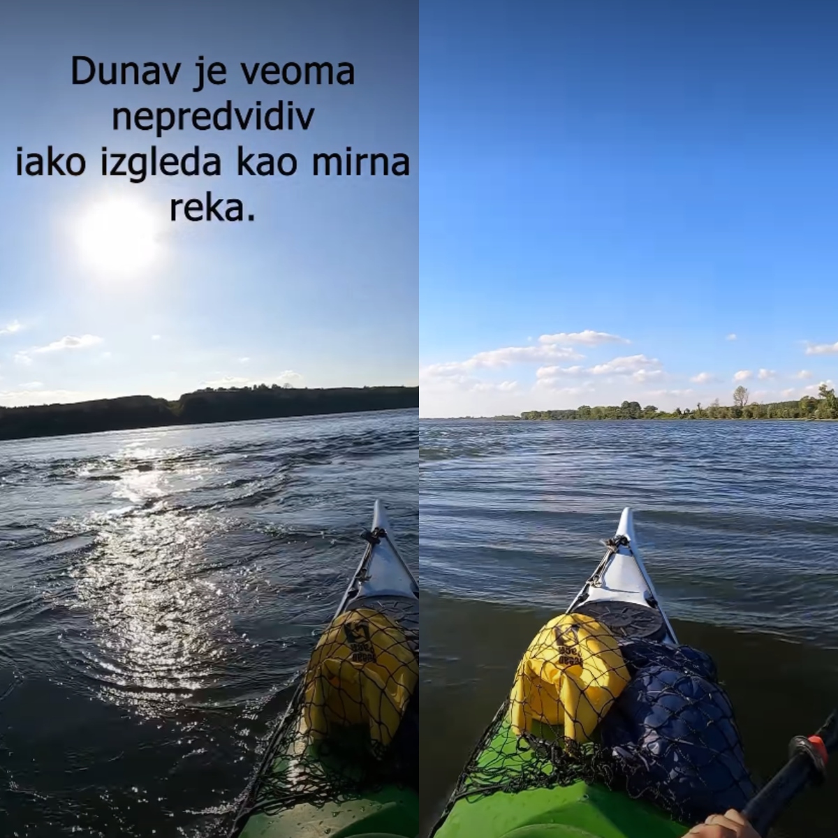 Kajakaš plovio Dunavom, a onda ugledao strašan prizor! Malo ko zna za tu stranu reke, snimljena OPASNA pojava