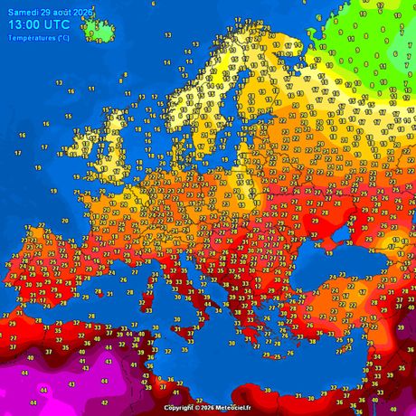 Trenutne temperature vazduha