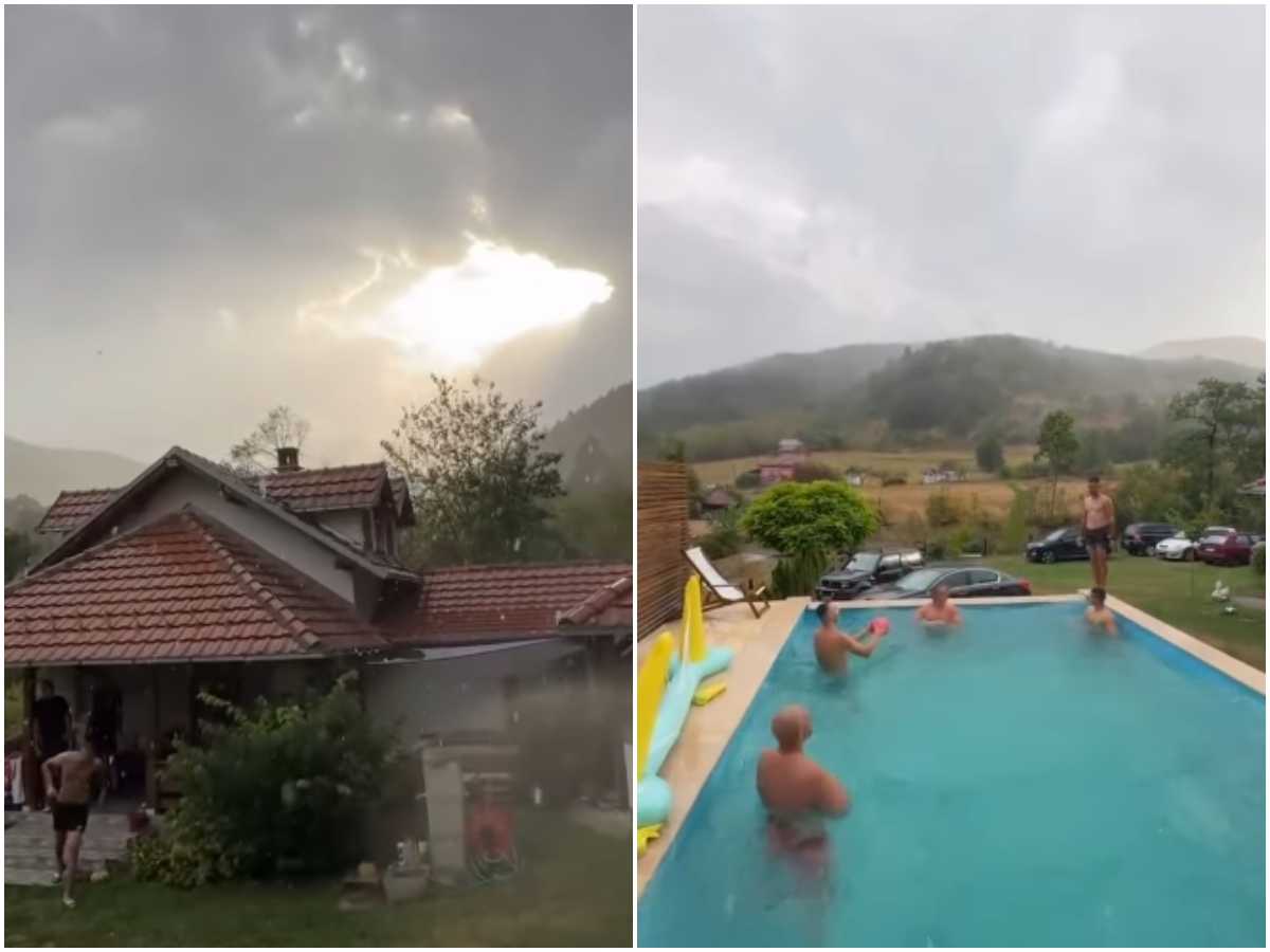 Otovrilo se nebo, pljušti, ali slavlje se ne prekida: Ovako je izgledalo najjače momačko veče na Goču