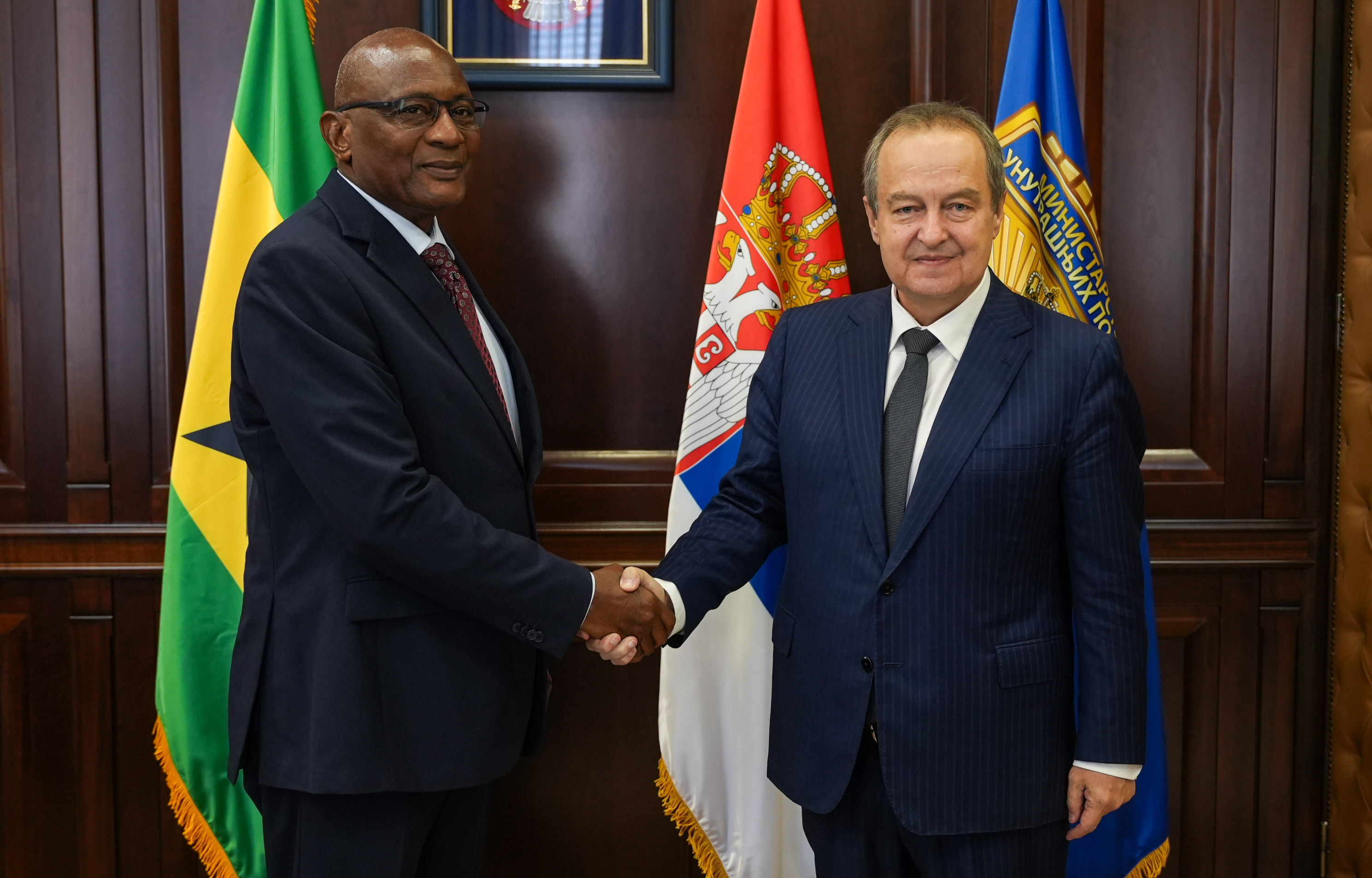 Dačić se sastao sa miistrom odbrane Demokratske Republike Sao Tome i Prinsipe