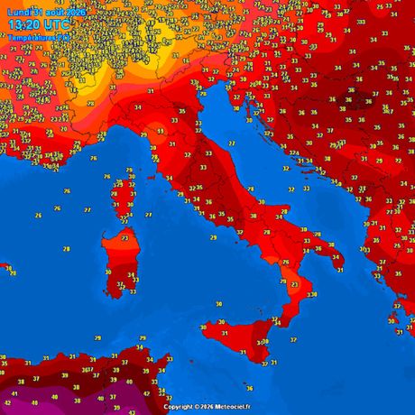 Trenutne temperature vazduha