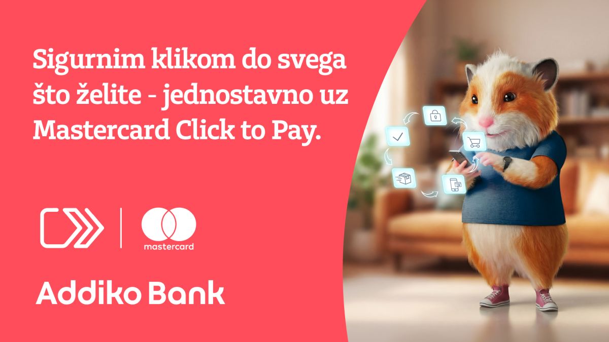 Addiko banka prva u Srbiji obezbedila Mastercard Click to Pay za svoje klijente