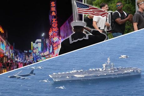 USS Abraham Lincoln, američki mornari i noćni život Pataja Tajland
