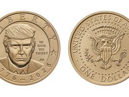 Donald Tramp, novčić, dolar