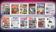 NASLOVNE STRANE SUTRAŠNJIH NOVINA: Prelistavanje štampe za petak, 4. septembar 2026. godine