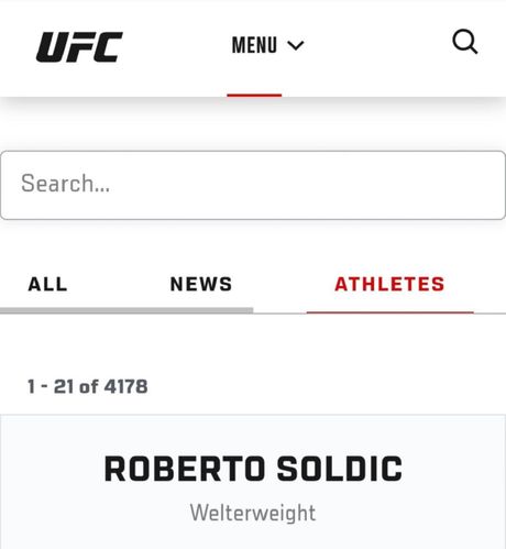 Roberto Soldić, UFC