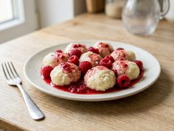Knedle, maline
