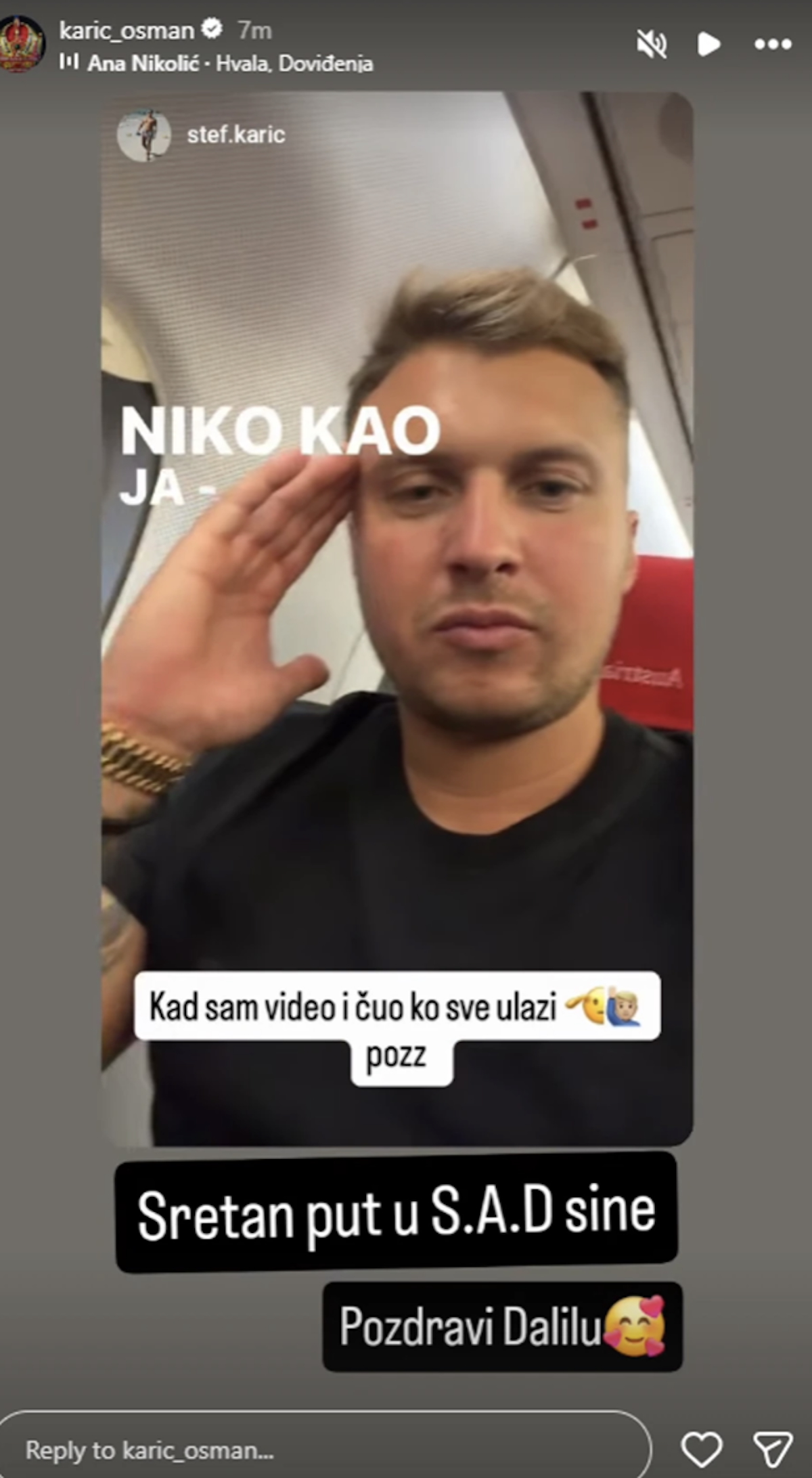 Stefan Karić odustao od Elite 10?! Veliki šok dva sata pred početak, oglasio se iz aviona: "Kad sam video..."