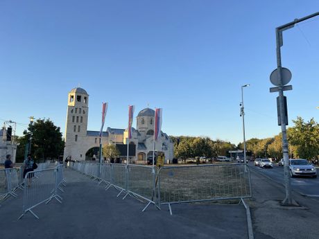 Crkva Svetog Luke uoči parastosa Ratku Mladiću