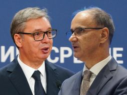 Aleksandar Vučić i Đuro Macut
