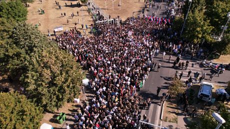 Sahrana Ratka Mladića, slike iz drona