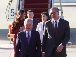 Doček predsednika Republike Uzbekistan
