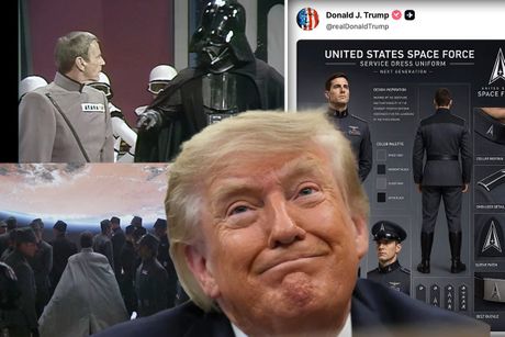 Donald Tramp, Star Wars, Uniforma, Američke svemirske snaga