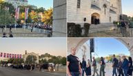 SAHRANA RATKA MLADIĆA: Građani se okupljaju ispred crkve na Košutnjaku