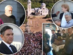 Sahrana Ratka Mladića, Danica Grujičić, Aleksandar Vulin, Glumac Ćustić