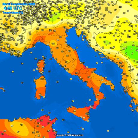 Trenutne temperature vazduha