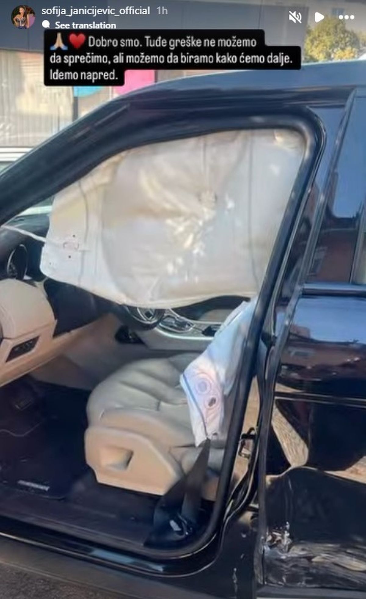 Automobil uništen! Objavljene slike sa mesta udesa Sofije Janićijević - poznato u kakvom je stanju zadrugarka