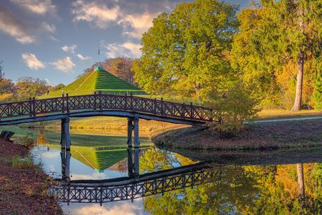 Hermanu fon Pikler-Muskau, Branic Zamak, Branic park