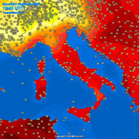 Trenutne temperature vazduha