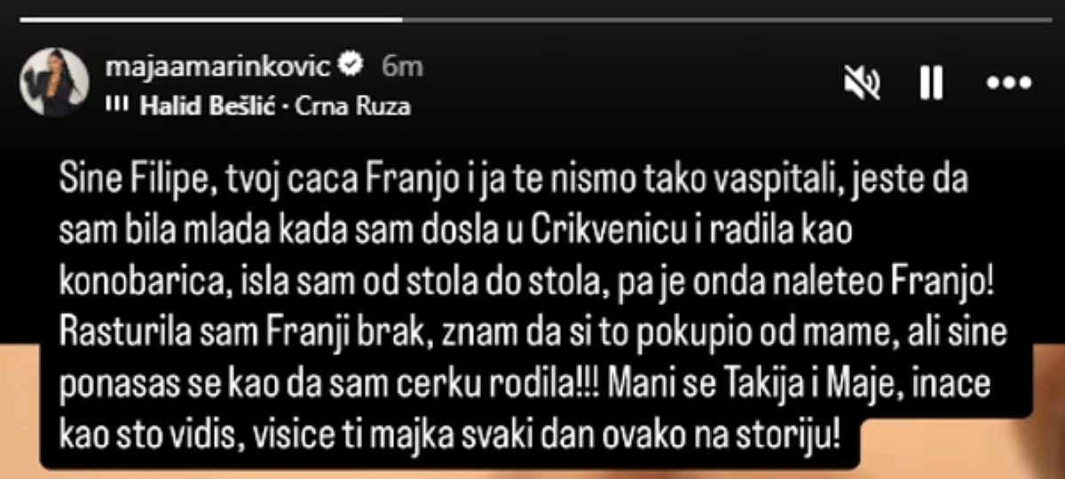 "Visiće svaki dan na storiju!" Maja brutalno udarila na Cara, pa iznela teške optužbe na račun njegove majke