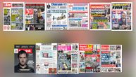 NASLOVNE STRANE SUTRAŠNJIH NOVINA: Prelistavanje štampe za četvrtak, 10. septembar 2026. godine