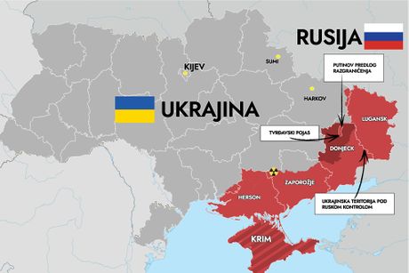 Mapa Ukrajine, Putinov Predlog