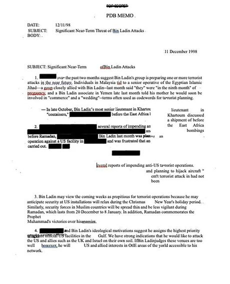 CIA dokumenti, Osama Bin Laden