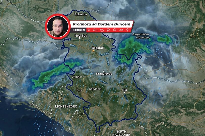 Kiša već pada u Vojvodini, noćas pojačanje padavina u centralnoj Srbiji
