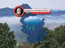 Vremenska prognoza, mapa Srbije, kiša