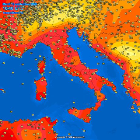 Trenutne temperature vazduha