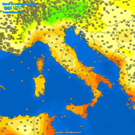 Trenutne temperature vazduha