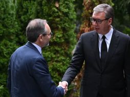 Aleksandar Vučić i Emanuele Žiofre