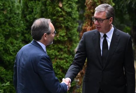 Aleksandar Vučić i Emanuele Žiofre