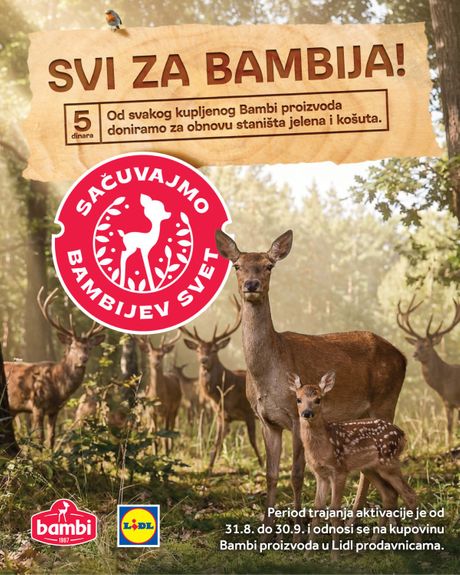 Bambi - Sacuvajmo bambijev svet