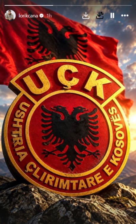 Lorik Cana, UČK, Albanija