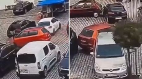 karambol na parkingu
